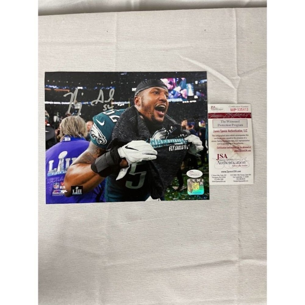 Najee Goode signed autographed Philadelphia Eagles SBLII 8x10 Photo JSA